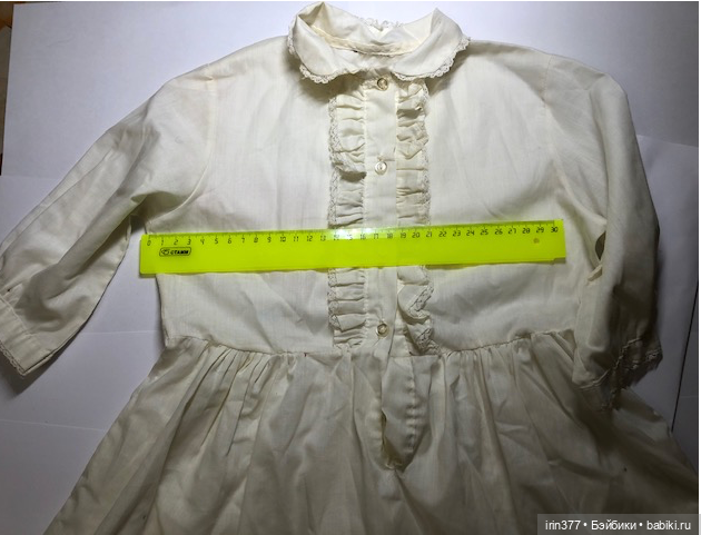 Платье для антикварной куклы