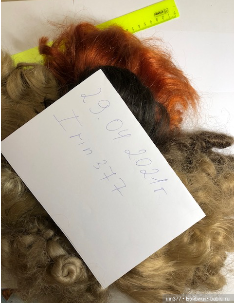 Парик для антикварной куклы (фото 4)