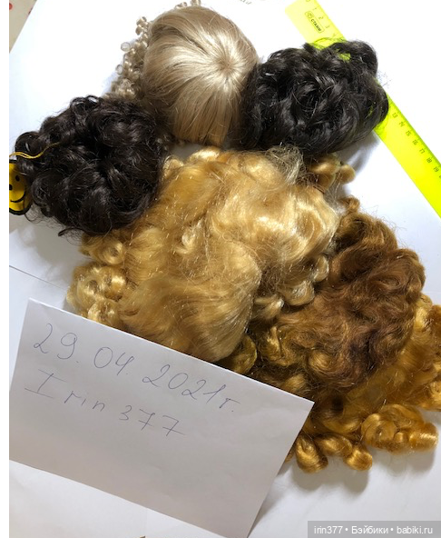 Парик для антикварной куклы (фото 4)