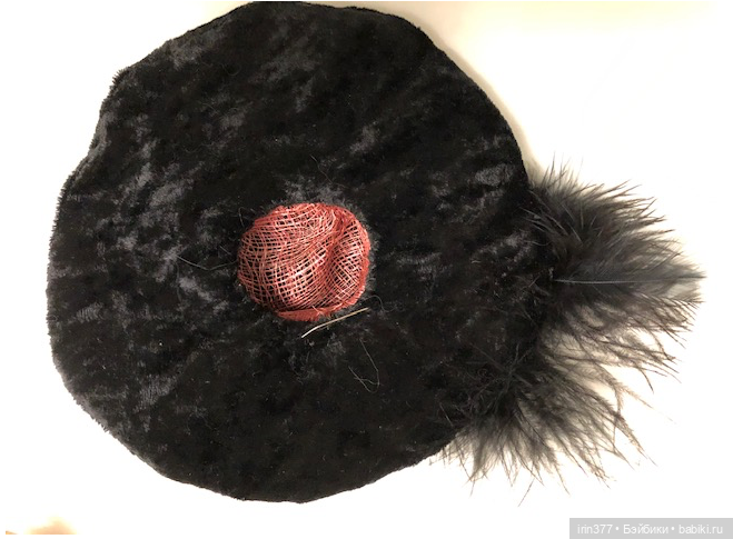 Шляпка для маленькой антикварной куклы (фото 2)