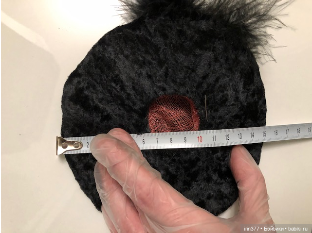 Шляпка для маленькой антикварной куклы (фото 4)