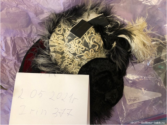 Шляпа для антикварной куклы (фото 9)
