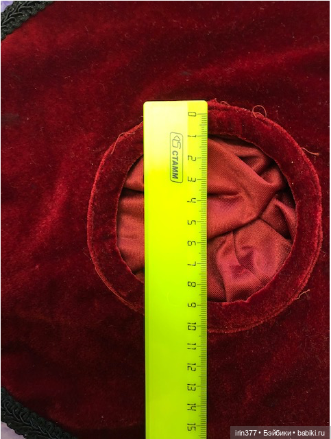 Шляпа для антикварной куклы (фото 5)