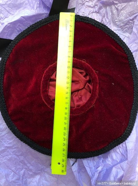 Шляпа для антикварной куклы (фото 4)