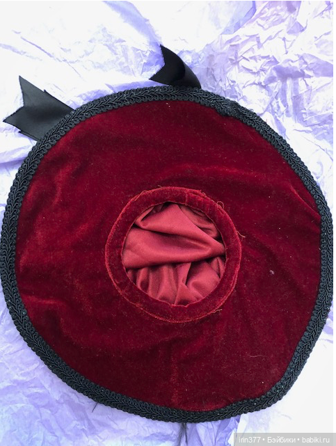 Шляпа для антикварной куклы (фото 2)