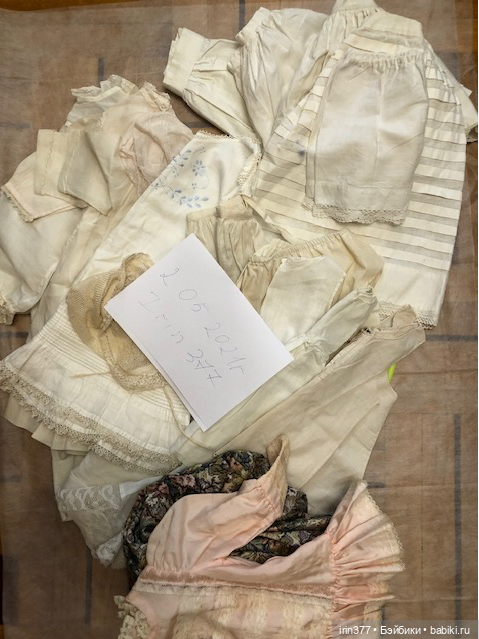 Сорочка для антикварной куклы (фото 4)