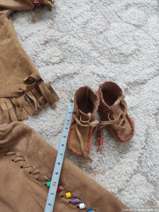 Авторский этнический костюм из нежнейшей замши (фото 9)