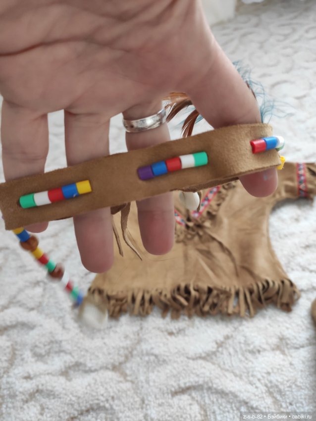 Авторский этнический костюм из нежнейшей замши (фото 2)