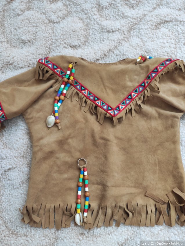 Авторский этнический костюм из нежнейшей замши (фото 4)