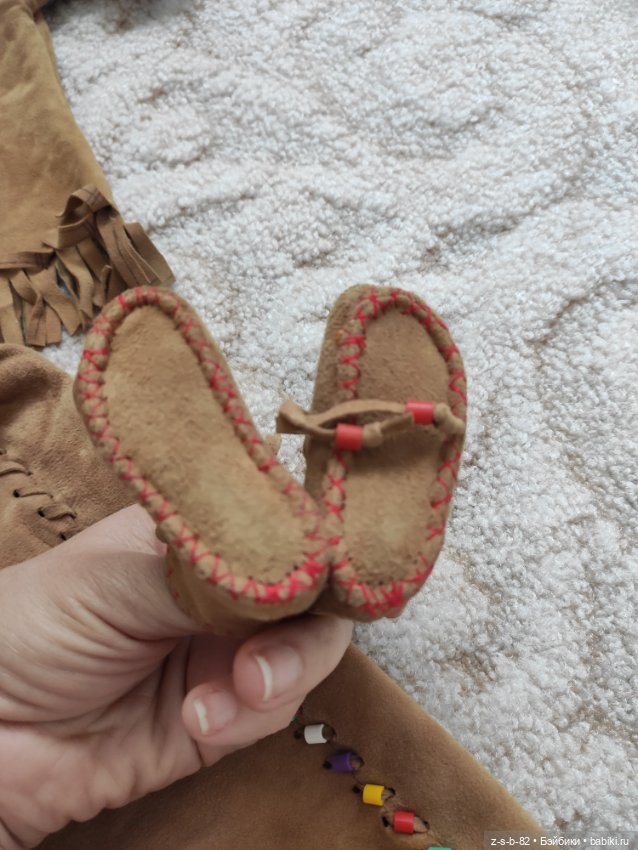 Авторский этнический костюм из нежнейшей замши (фото 7)