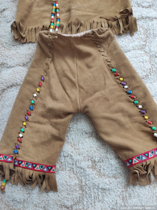 Авторский этнический костюм из нежнейшей замши (фото 6)