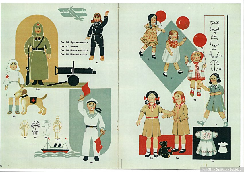 Кукольные наряды — Обучающие материалы и мастер (фото 3)