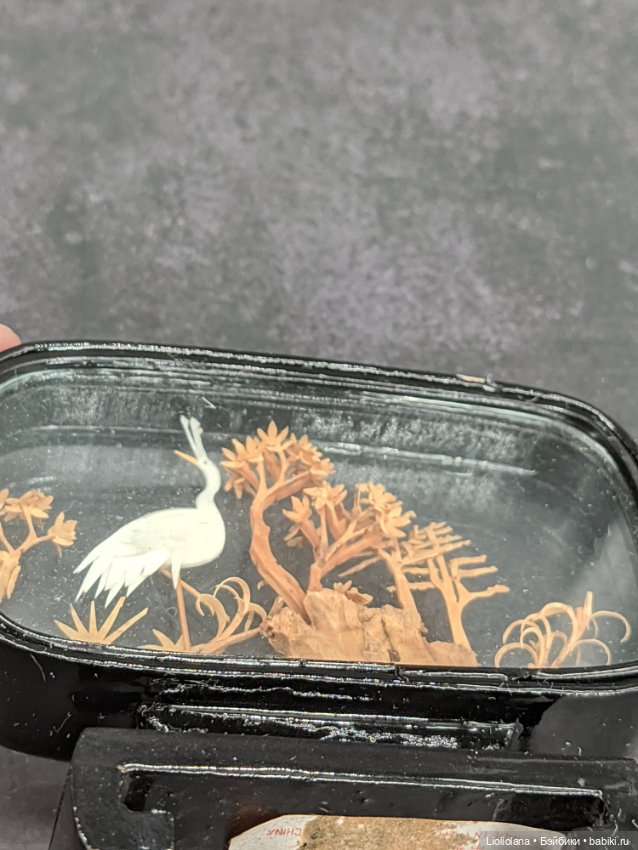 Винтажная миниатюра. Диорама. Китай (фото 2)