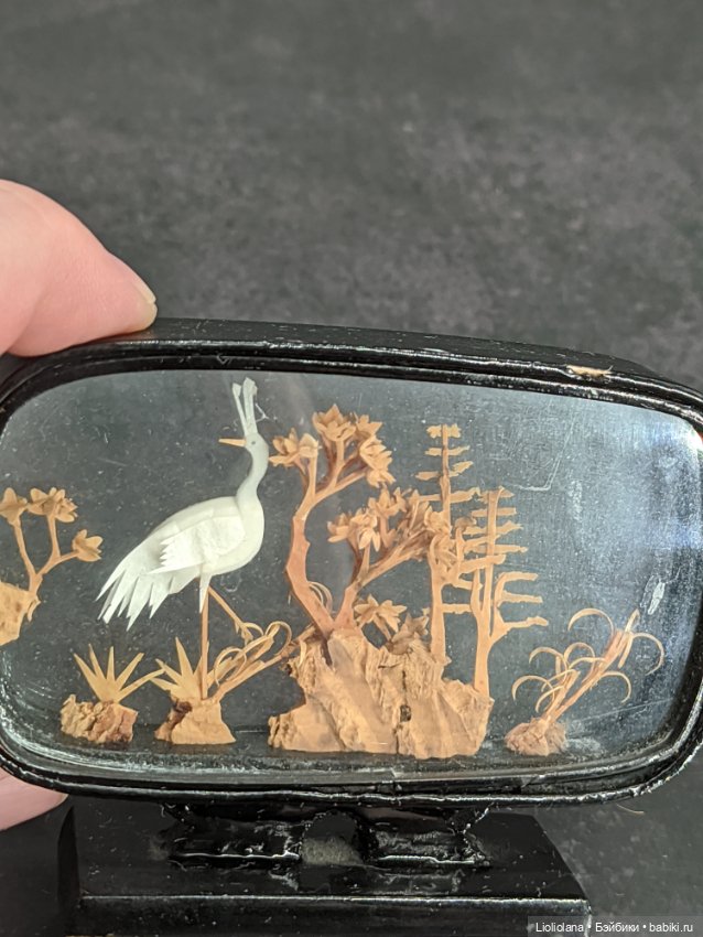 Винтажная миниатюра. Диорама. Китай (фото 4)