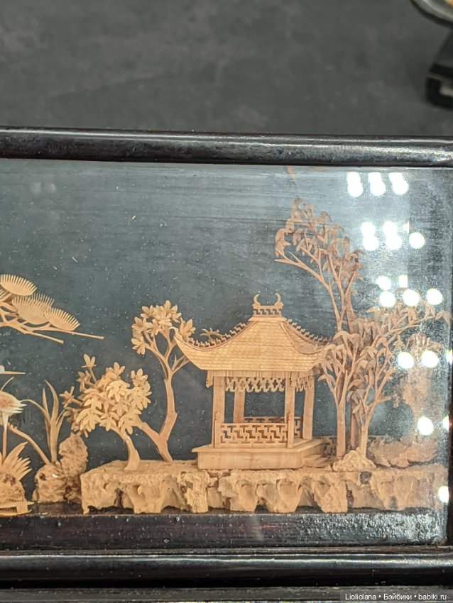 Диорама. Миниатюра. Китай. Винтаж (фото 5)