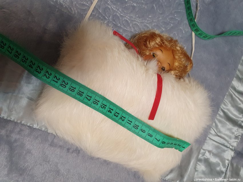 Две винтажные детские муфты для больших антикварных красавиц (фото 5)