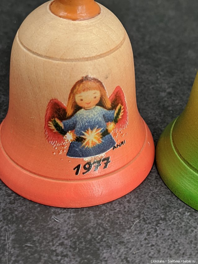 Ёлочные игрушки Колокольчики от Anri. Дерево (фото 5)