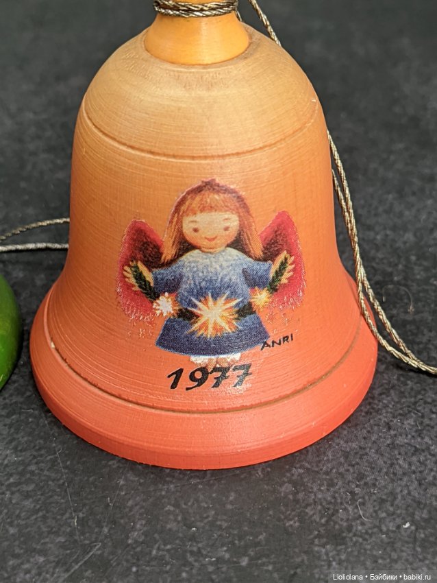 Ёлочные игрушки Колокольчики от Anri. Дерево (фото 7)
