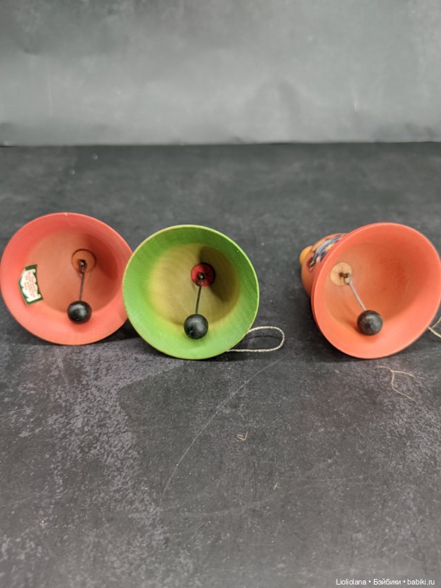 Ёлочные игрушки Колокольчики от Anri. Дерево (фото 2)