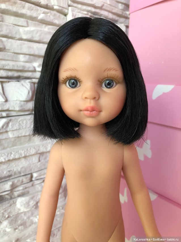 Карина полячка с прямым пробором, каре, серыми глазами, Паола Рейна(Paola Reina), нюд (фото 3)