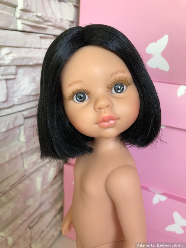 Карина полячка с прямым пробором, каре, серыми глазами, Паола Рейна(Paola Reina), нюд (фото 7)