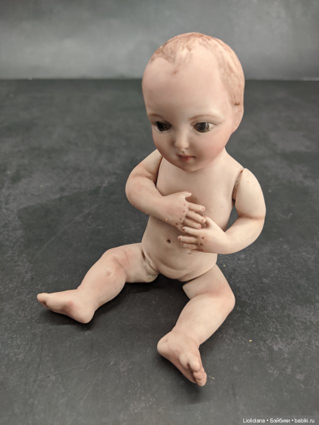 Авторский малыш. OOAK по молду от Bell Ceramic (фото 8)