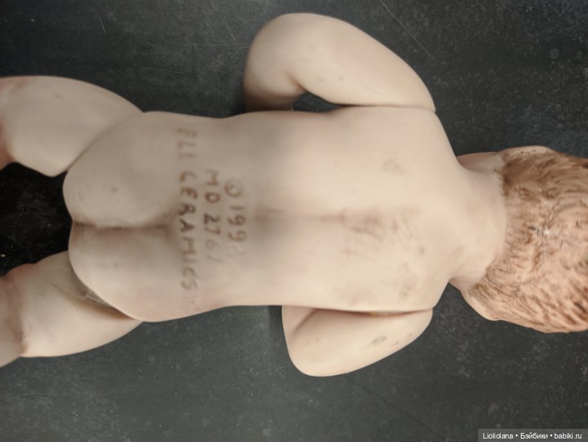 Авторский малыш. OOAK по молду от Bell Ceramic (фото 5)