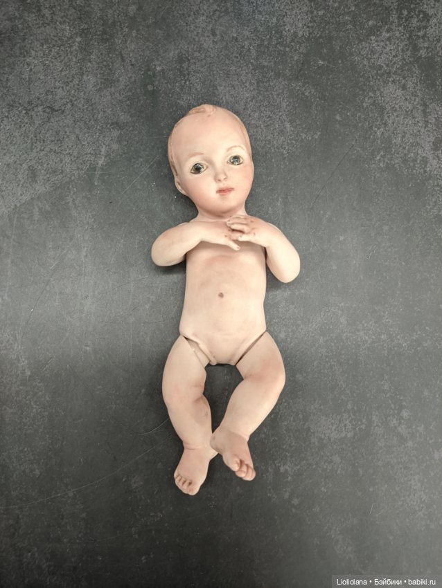 Авторский малыш. OOAK по молду от Bell Ceramic