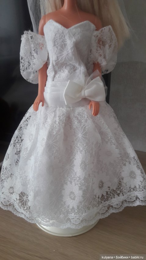 Платье свадебное и фата для Барби Barbie