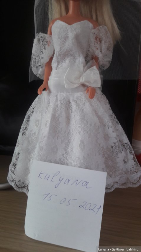 Платье свадебное и фата для Барби Barbie (фото 4)