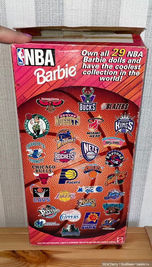 Шарнирная Барби Баскетболистка / NBA Indiana Pacers Barbie (фото 5)