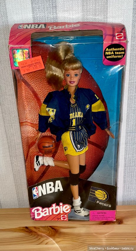 Шарнирная Барби Баскетболистка / NBA Indiana Pacers Barbie (фото 2)