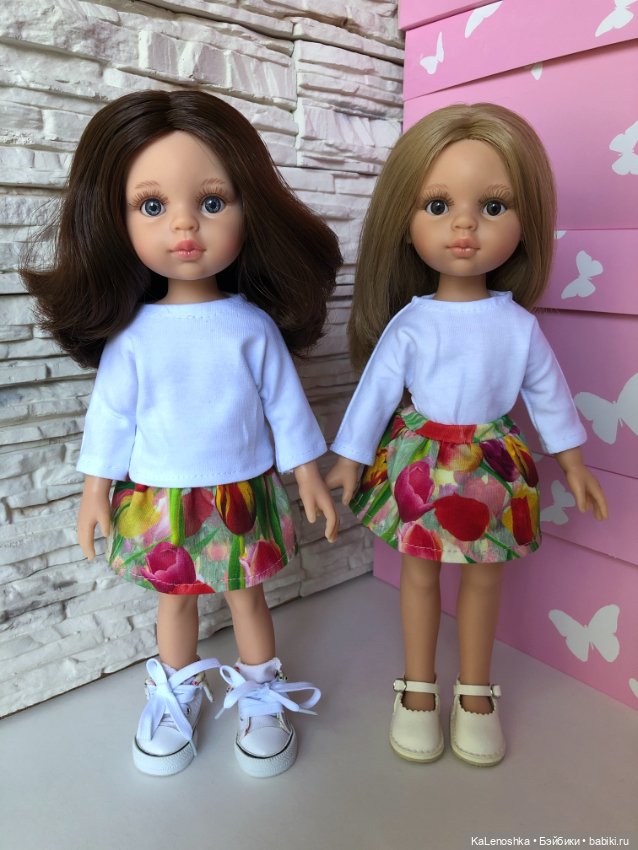 Комплект для куклы и дочки формата Паола Рейна(Paola Reina)