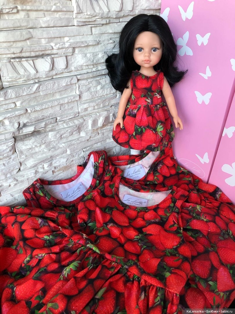 Платье для куклы и дочки формата Паола Рейна(Paola Reina) (фото 6)