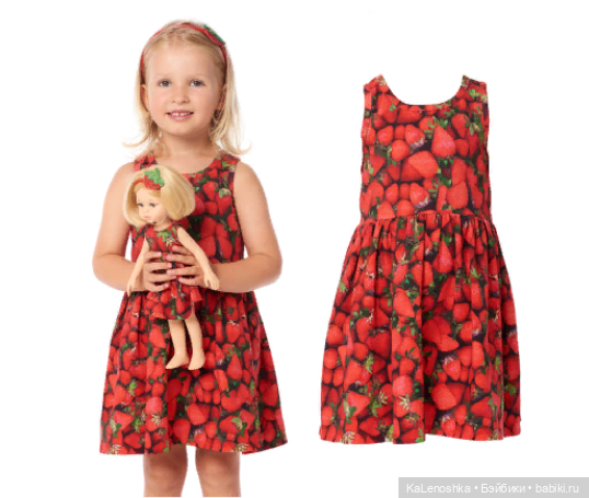 Платье для куклы и дочки формата Паола Рейна(Paola Reina) (фото 7)