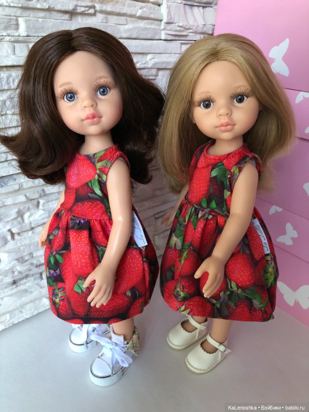 Платье для куклы и дочки формата Паола Рейна(Paola Reina) (фото 3)