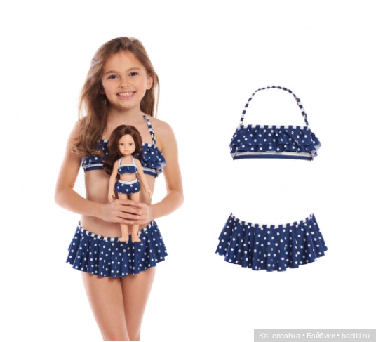 Купальник для куклы и дочки формата Паола Рейна(Paola Reina) (фото 8)