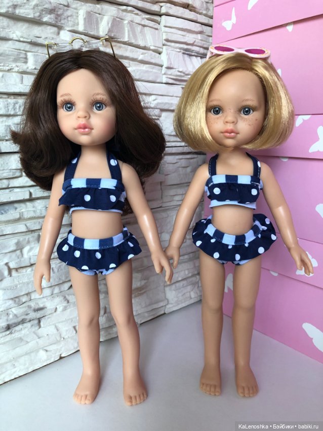 Купальник для куклы и дочки формата Паола Рейна(Paola Reina)