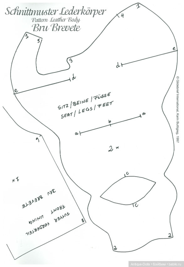 Журнал об антикварных куклах Gildebrief, 04.1997