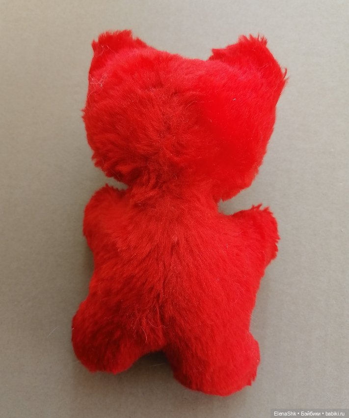 Красный мишка, медведь СССР, маленький (фото 2)