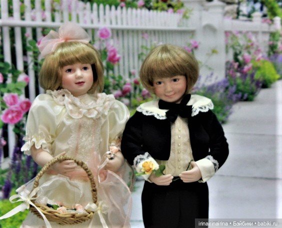 Лот свадебные дети от Franklin Mint (373.1)
