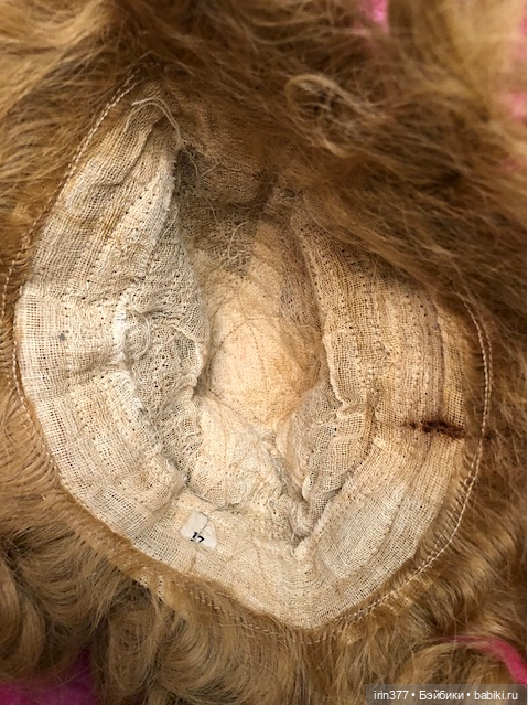 Парик для антикварной куклы для головы 43-44см (фото 3)