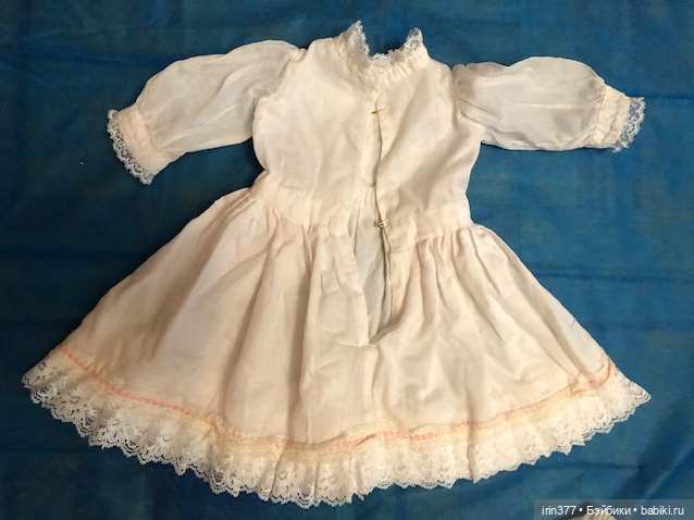 Платье для антикварной куклы и панталоны (фото 4)