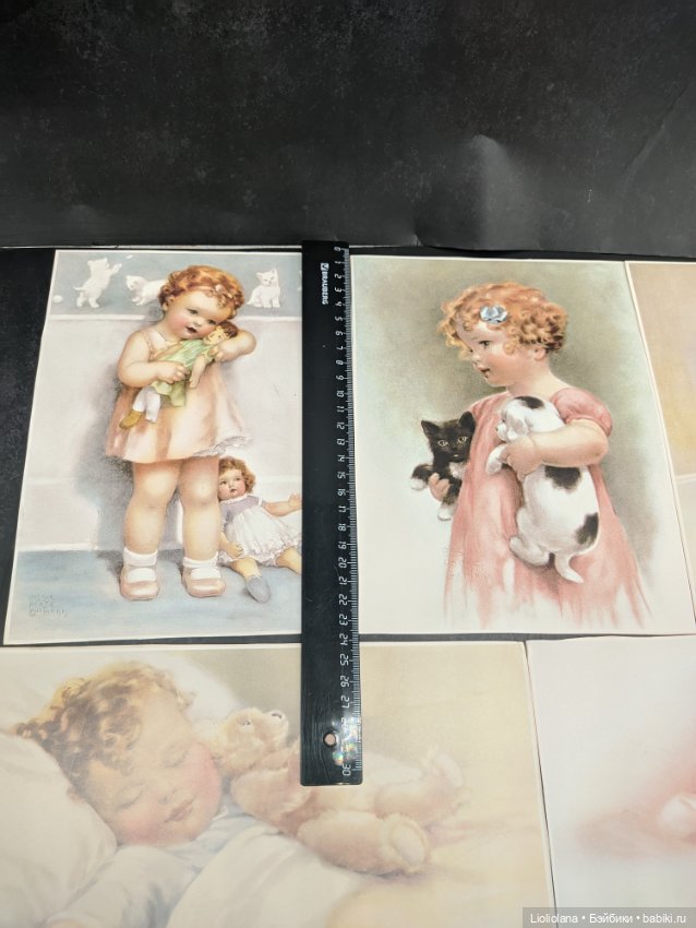 Винтажная книга "Сладких снов" с иллюстрациями от Bessie Pease Gutmann