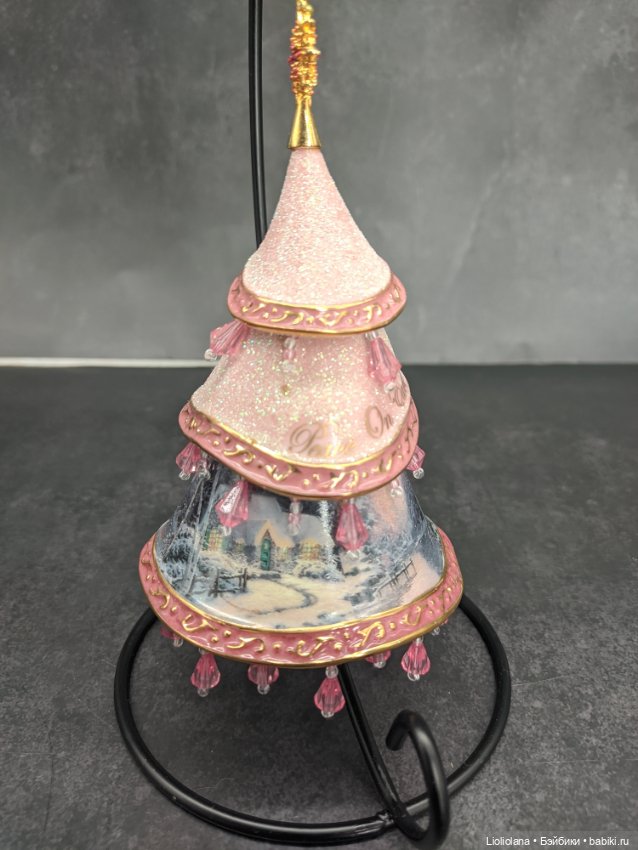 В резерве до оплаты. Фарфоровые ёлочные игрушки Ёлочки от Bradford (фото 6)