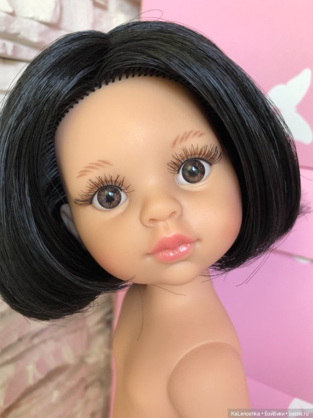 Карина полячка с прямым пробором, каре, карими глазами, Паола Рейна(Paola Reina), нюд (фото 8)