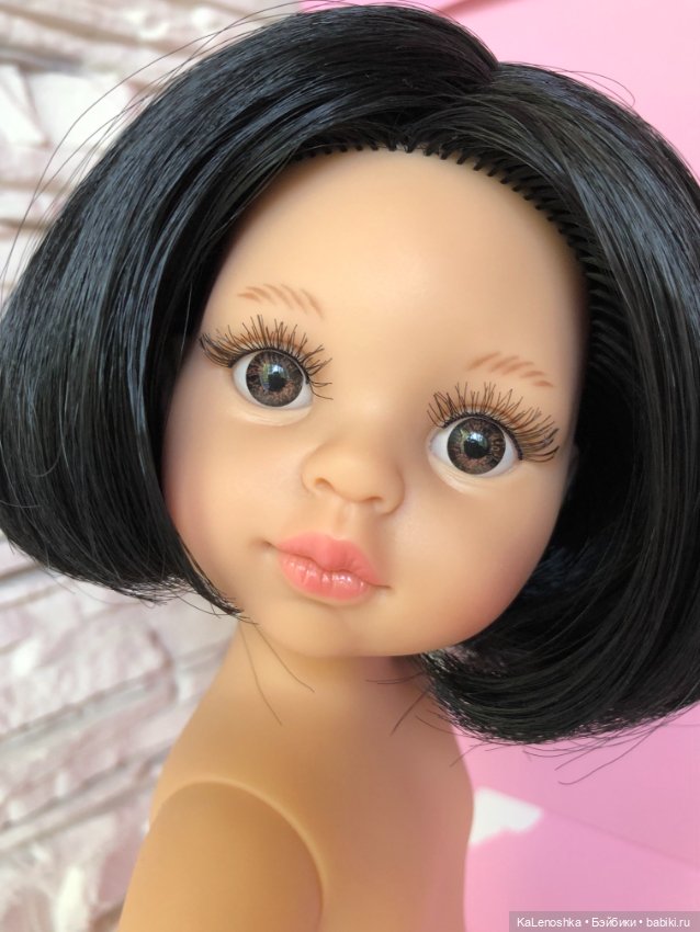 Карина полячка с прямым пробором, каре, карими глазами, Паола Рейна(Paola Reina), нюд (фото 10)