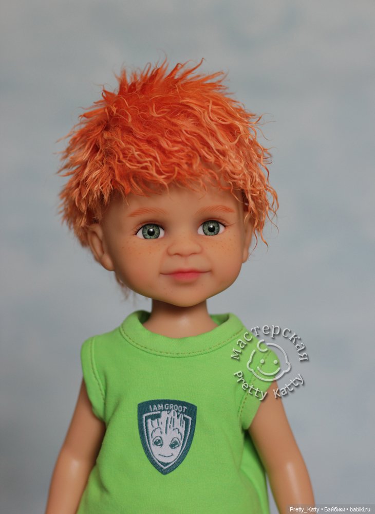 ООАК Клёпа мальчик паричковый нюд Paola Reina (фото 2)