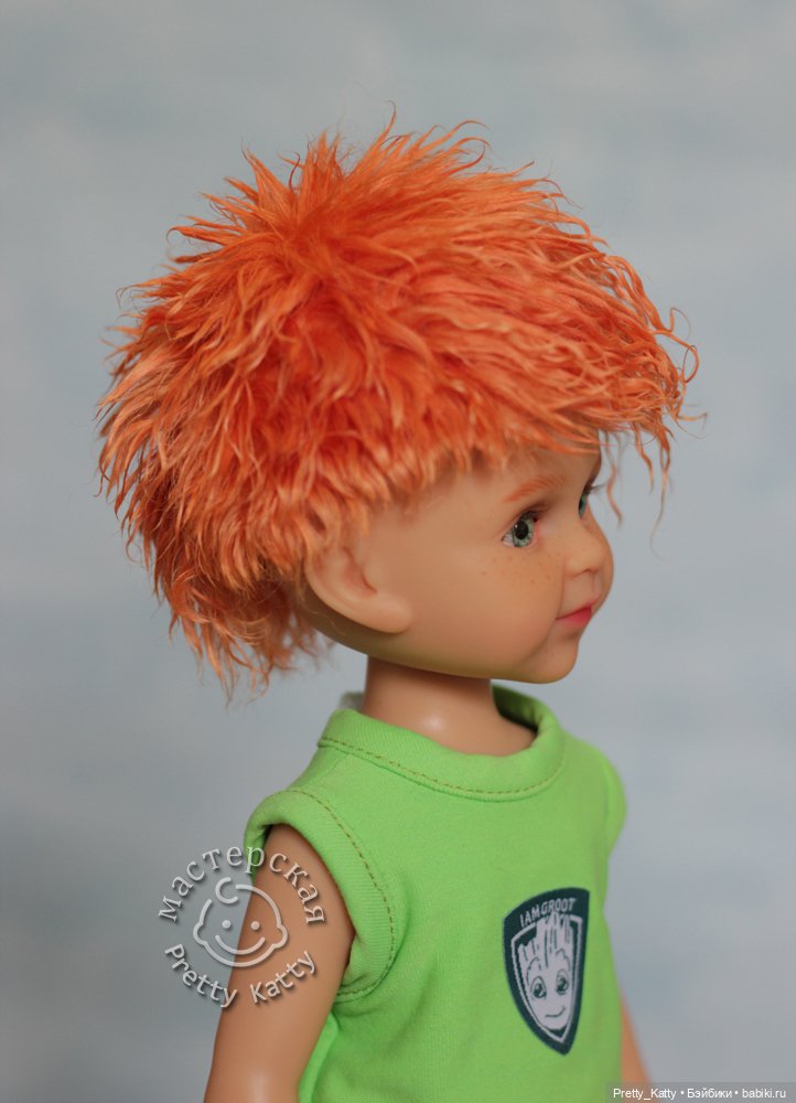 ООАК Клёпа мальчик паричковый нюд Paola Reina (фото 5)