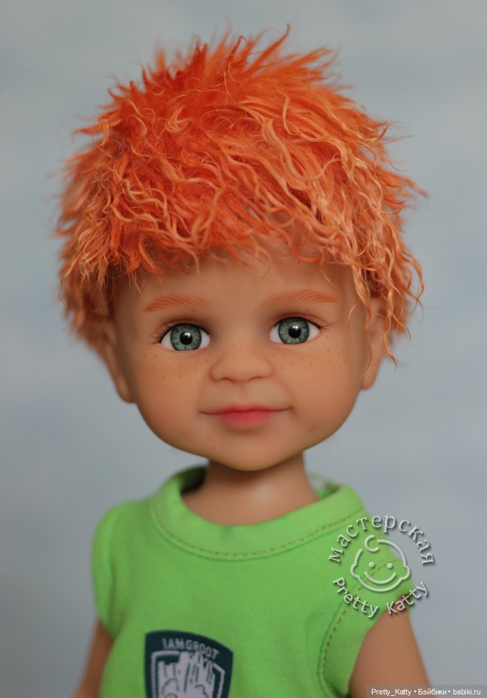 ООАК Клёпа мальчик паричковый нюд Paola Reina (фото 6)